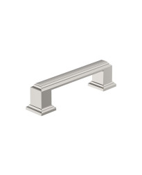 Appoint 3 inch (76mm) Center-to-Center Polished Nickel Cabinet Pull