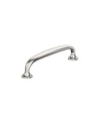Renown 3-3/4 inch (96mm) Center-to-Center Polished Nickel Cabinet Pull