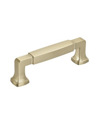 Stature 3-3/4 in (96 mm) Center-to-Center Golden Champagne Cabinet Pull