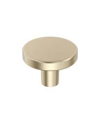 Versa 1-3/8 inch (35mm) Diameter Golden Champagne Cabinet Knob