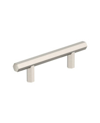 Caliber 3 inch (76mm) Center-to-Center Satin Nickel Cabinet Pull