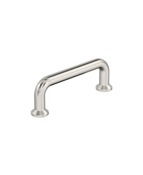 Factor 3 inch (76mm) Center-to-Center Polished Nickel Cabinet Pull