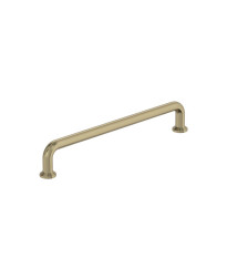 Factor 6-5/16 inch (160mm) Center-to-Center Golden Champagne Cabinet Pull