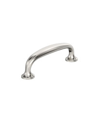 Renown 3 inch (76mm) Center-to-Center Polished Nickel Cabinet Pull
