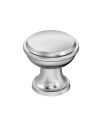 Westerly 1-3/16 inch (30mm) Diameter Polished Chrome Cabinet Knob