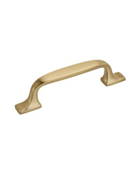 Highland Ridge 3 in (76 mm) Center-to-Center Champagne Bronze Cabinet Pull