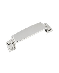 Highland Ridge 3-1/2 in (89 mm) Center-to-Center Polished Chrome Cabinet Cup Pull
