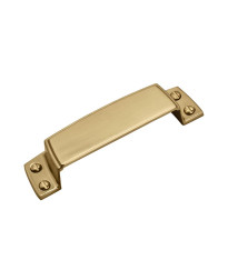 Highland Ridge 3-1/2 in (89 mm) Center-to-Center Champagne Bronze Cabinet Cup Pull