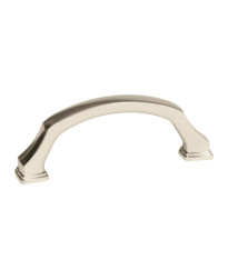 Revitalize 3 inch (76mm) Center-to-Center Polished Nickel Cabinet Pull