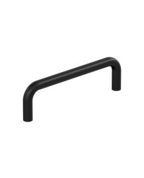 Wire Pulls 4 inch (102mm) Center-to-Center Matte Black Cabinet Pull