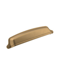 Stature 5-1/16 in (128 mm) Center-to-Center Champagne Bronze Cabinet Cup Pull
