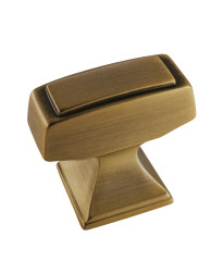 Mulholland 1-1/4 in (32 mm) Length Gilded Bronze Cabinet Knob