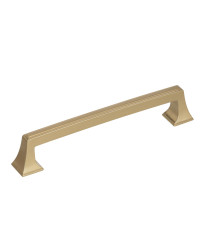 Mulholland 6-5/16 in (160 mm) Center-to-Center Golden Champagne Cabinet Pull