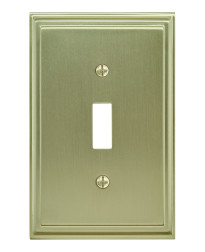 Mulholland 1 Toggle Golden Champagne Wall Plate