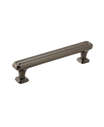 Wells 5-1/16 in (128 mm) Center-to-Center Gunmetal Cabinet Pull