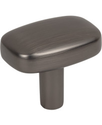 Loxley 1-1/2" Rectangle Knob in Brushed Pewter