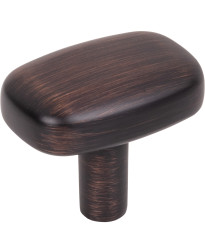 Loxley 1-1/2" Rectangle Knob in Brushed Oil Rubbed Bronze