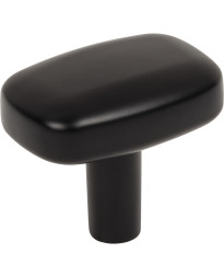 Loxley 1-1/2" Rectangle Knob in Matte Black