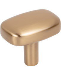 Loxley 1-1/2" Rectangle Knob in Satin Bronze