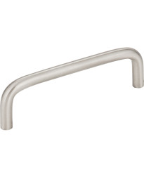 Torino 4" Centers Steel Wire Pull in Stainless Steel