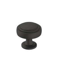 Winsome 1-1/4 in (32 mm) Diameter Matte Black Cabinet Knob