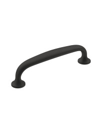 Renown 3-3/4 in (96 mm) Center-to-Center Matte Black Cabinet Pull