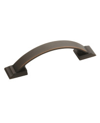 Candler 3 in (76 mm) Center-to-Center Oil-Rubbed Bronze Cabinet Pull - 5 Pack