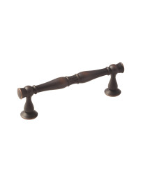 Crawford 3-3/4 in (96 mm) Center-to-Center Oil-Rubbed Bronze Cabinet Pull