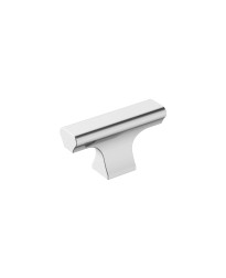 Status 2 in (51 mm) Length Polished Chrome Cabinet Knob
