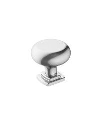 Surpass 1-1/4 in (32 mm) Diameter Polished Chrome Cabinet Knob