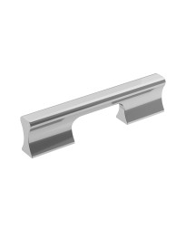 Status 3-3/4 in (96 mm) Center-to-Center Polished Chrome Cabinet Pull
