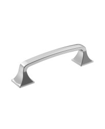 Ville 3-3/4 in (96 mm) Center-to-Center Polished Chrome Cabinet Pull