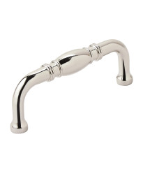 Granby 3 in (76 mm) Center-to-Center Polished Nickel Cabinet Pull