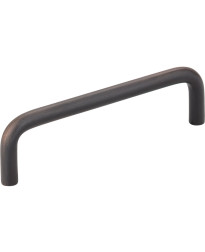 Torino 4" Centers Steel Wire Pull in Brushed Oil Rubbed Bronze