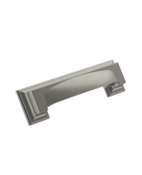 Appoint 3 in & 3-3/4 in (76mm & 96 mm) Center-to-Center Satin Nickel Cabinet Cup Pull