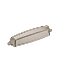 Stature 5-1/16 in (128 mm) Center-to-Center Satin Nickel Cabinet Cup Pull - 10 Pack