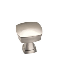 Stature 1-1/4 in (32 mm) Length Satin Nickel Cabinet Knob - 10 Pack