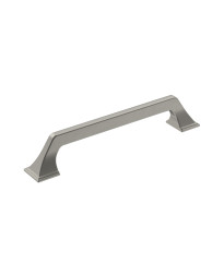 Exceed 6-5/16 in (160 mm) Center-to-Center Satin Nickel Cabinet Pull