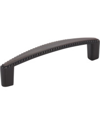 Lindos 3 3/4" Centers Pull with Rope Trim in Brushed Oil Rubbed Bronze