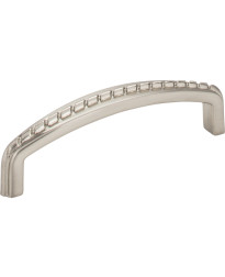 Cypress 3 3/4" Centers Pull with Rope Detail in Satin Nickel