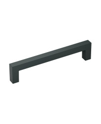 Monument 5-1/16 in (128 mm) Center-to-Center Matte Black Cabinet Pull