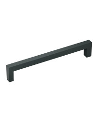 Monument 6-5/16 in (160 mm) Center-to-Center Matte Black Cabinet Pull