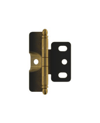 3/4 in (19 mm) Door Thickness Full Inset, Full Wrap, Ball Tip Antique Brass Hinge