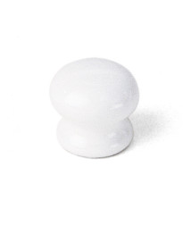 Porcelain Knob 1 1/8-Inch in White