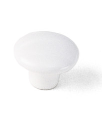Porcelain Knob 1 1/2-Inch in White