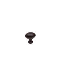 Builder's Choice Oval Knob, Oil Rubbed Bronze, 1 1/4 inch
