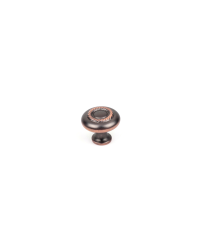 Builder's Choice Knob, Oil Rubbed Bronze with Highlights, 1 1/4 inch dia