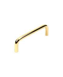 Arcade 3-3/4" (96mm) cc Wire Pull, Polished Brass