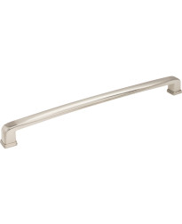 Milan 12" Centers Plain Square Appliance Pull in Satin Nickel