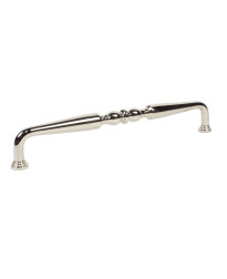 Appliance Pull, Polished Nickel, Solid Brass, 12 inches cc